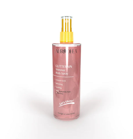 GLITTERAIN - Pink Shimmer Body Spray (parfum de noix de coco) - Chogan Elegance Parfums