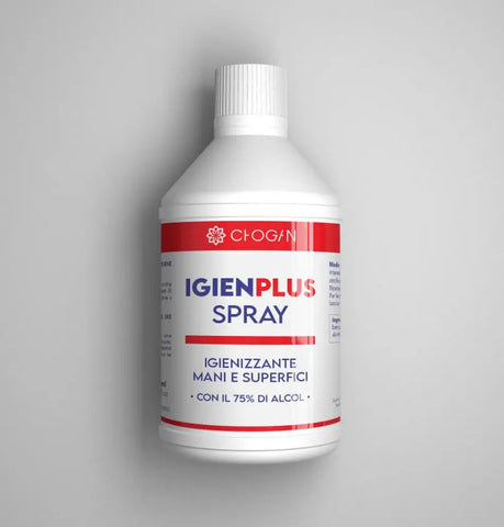IGIENPLUS | SPRAY HYDROALCOOLIQUE MAINS ET SURFACES - 500ML CHOGAN Les Parfums Chogan