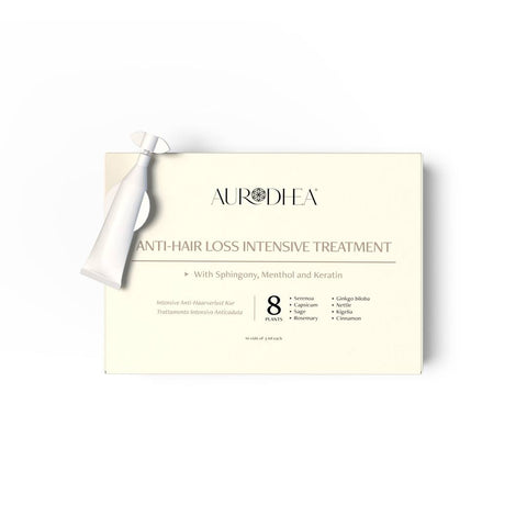 Ampoules anti-chute cheveux Aurodhea – traitement intensif à base de plantes