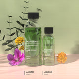 2 Flacon de bain de bouche Aloe Vera Aurodhea Chogan 80ml et 250ml