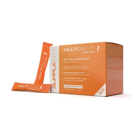 Complément alimentaire MULTIGELVIT SuppleFit by Chogan – gel multivitaminé au goût mandarine pour l’énergie et le bien-être.