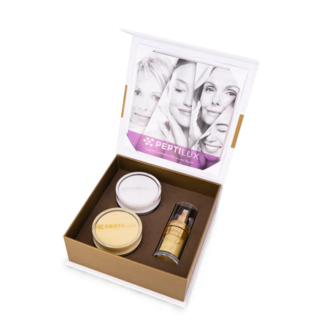 Coffret crèmes Peptilux anti-rides jour nuit et contour yeux